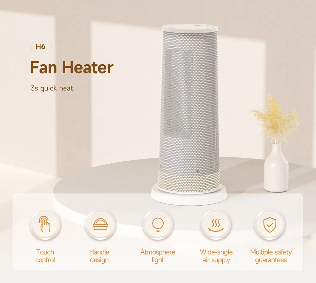 Desk Room Air Fan Ceramic Electric Home Space Heater