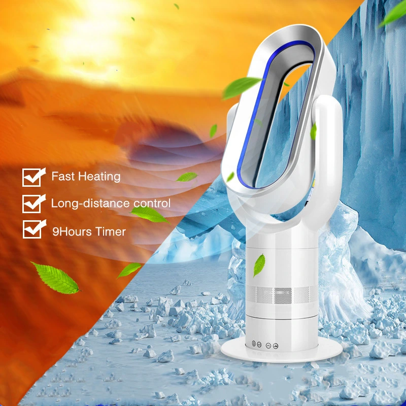 Hot Style Household Fast Heating Portable Cool and Hot Bladeless Tower Fan