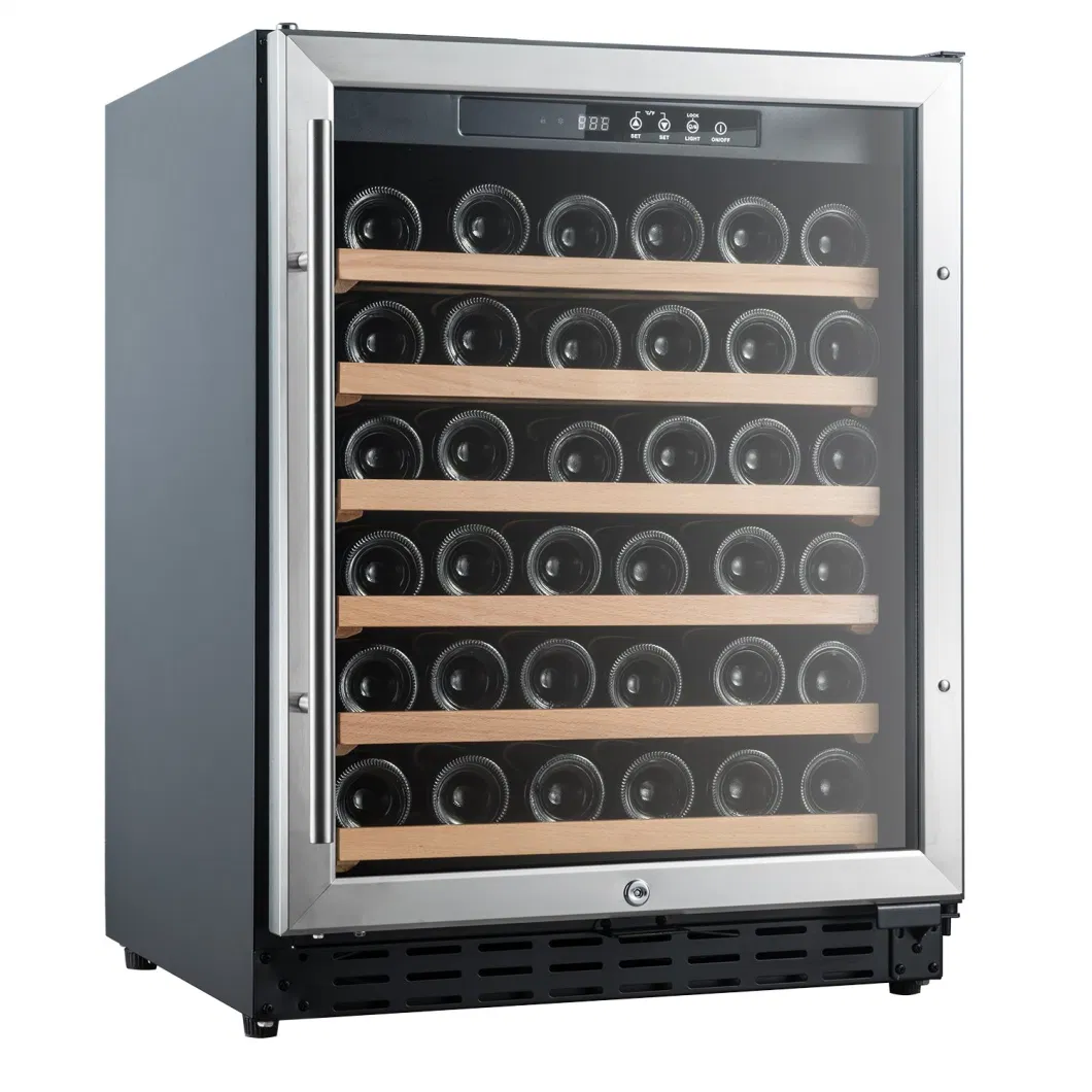 46 Bottles Single Zone CE ETL CB Certification Wine Cooler for Wine Storage