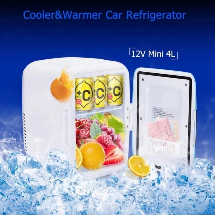 4L Portable Mini Single Door Electric Cooler Car Refrigerator