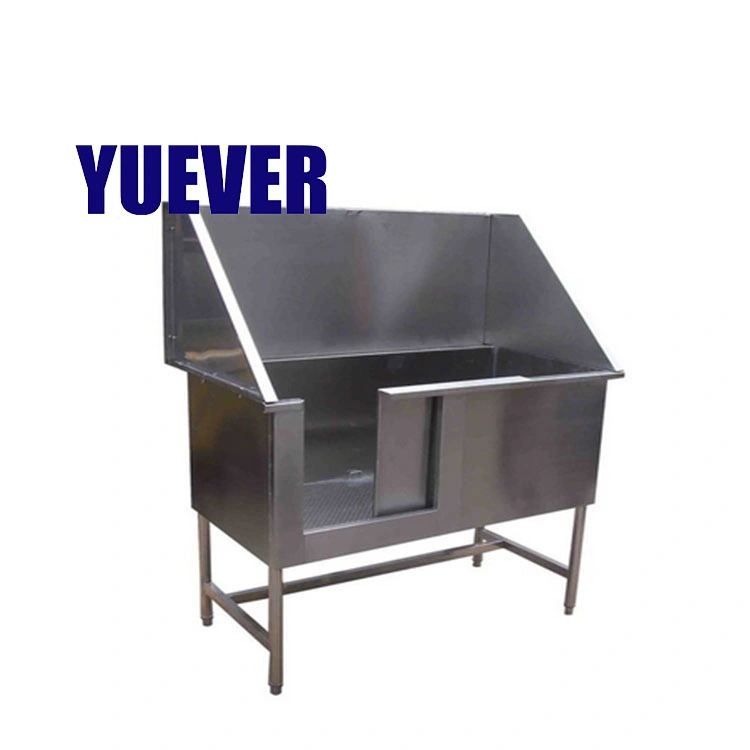 Chinese Manufacturer Veterinary Equipment Stainless Steel Pet Grooming Bathtub SPA Sink