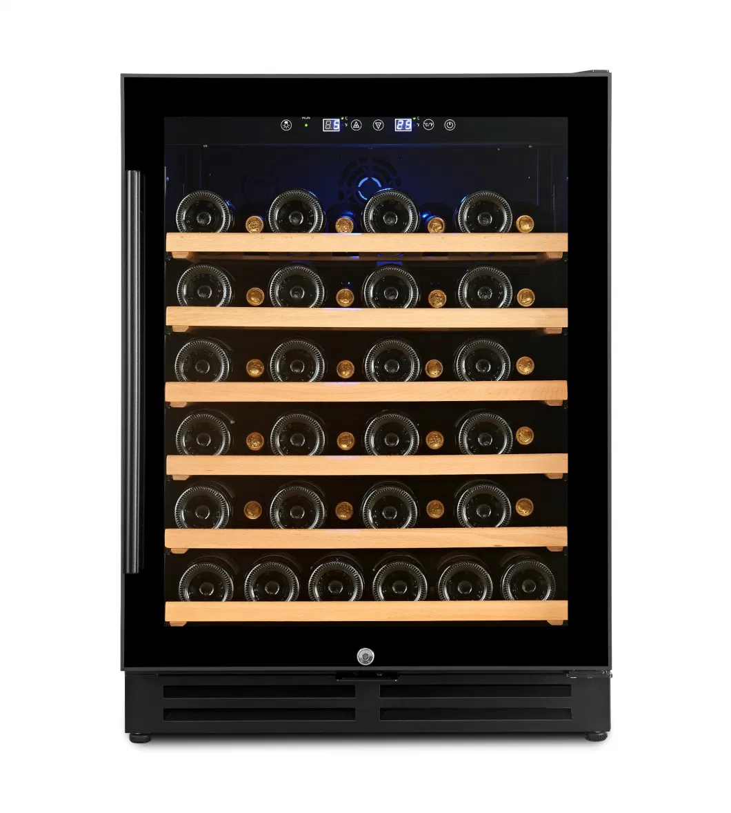 150L Electric Wine Cooler Fridge Refrigerator Professional Manufacturer 150L Single Zone Small Capacity Wine Cooler Humidor