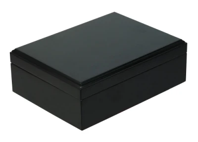 Humidor Cigar in legno nero caldo con scatola accessori Cigar