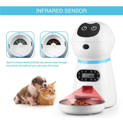 Dosatore per cani all&prime;ingrosso alimentatore per contenitori per alimenti per animali domestici Cat Smart PET Alimentatori automatici