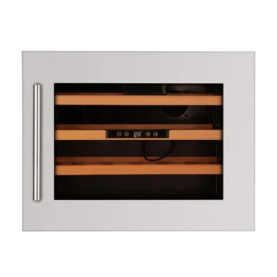 Cucina personalizzata utilizzare 24 bottiglie compressore sotto il banco incorporato Mini frigorifero per cantine incorporato
