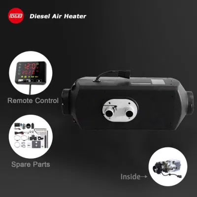 Riscaldatore diesel ad aria di parcheggio 12V 24V 2kw 5kw per camion Campervan Cavaran RV Minibus 12V DC riscaldatore per auto