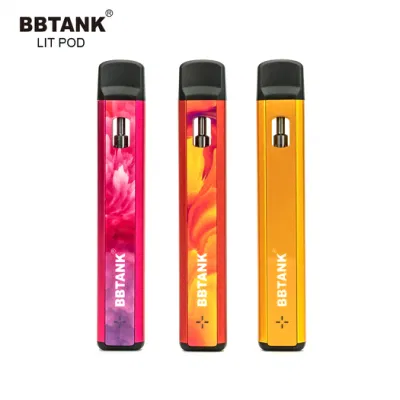 Vaporizzatore ricaricabile penna a nastro sottile Vape monouso riscaldamento in ceramica Vape Elemento migliore dispositivo per olio D8/ D9