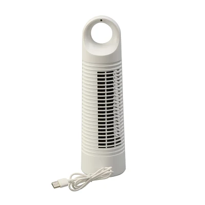 Ventola a torre elettrica piccola con ventola portatile e supporto autonomo