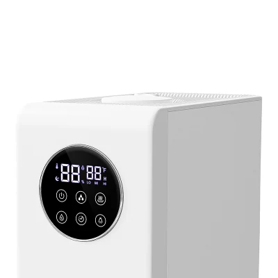 Umidificatore ad aria a ultrasuoni Warm&amp;Cool Mist LED Aromatherapy nero da 6 l.