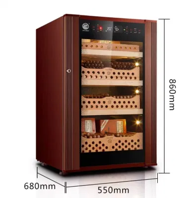 Woodronic Cigar Humidor Cabinet per 100 a 150 Cigar con Igrometro digitale