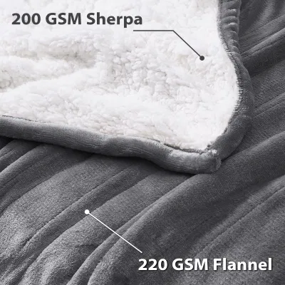 Coperta riscaldata gettata coperta riscaldamento elettrica calda Soft Fleecetrow coperta riscaldamento