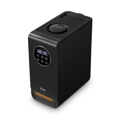 Umidificatore ad aria a ultrasuoni Warm&amp;Cool Mist LED Aromatherapy nero da 6 l.