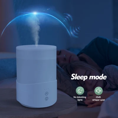 Umidificatore a ultrasuoni Aroma Air per uso domestico da 2,5 l con 7 luci colorate