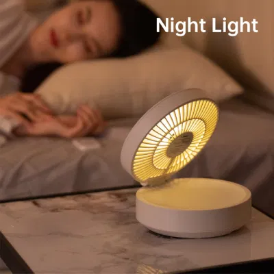 Tavolo pieghevole pieghevole per Aircircolator portatile USB ricaricabile OEM Fan Mini Ventilatore da tavolo naturale Wind ventilatore per ufficio domestico