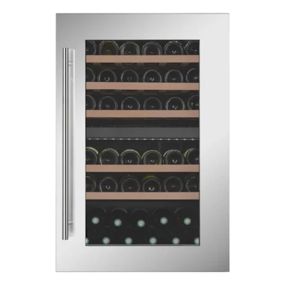 Elegante frigorifero da cucina e da bar in acciaio inox elettronico