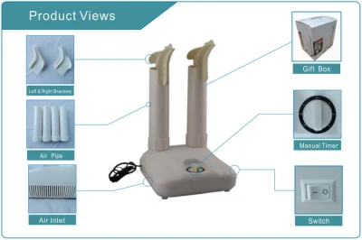 Casa Salute cura Boot Shoe Dryer con generatore di ozono