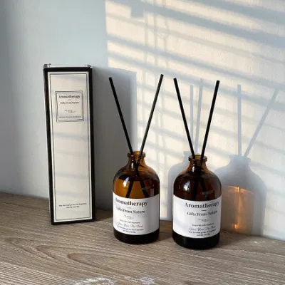 Flacone in vetro diffusore Aroma diffusore a rana olio essenziale naturale bastoncini Vendita all&prime;ingrosso personalizzata
