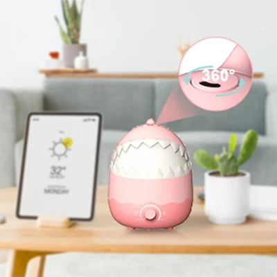 Umidificatore d&prime;aria 3 in 1 con diffusore di aromi a luce notturna a velocità variabile e silenziosità Per bambini stanza dei bambini asilo