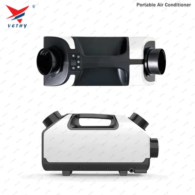 Condizionatore d&prime;aria portatile 5000BTU 12V24V per tenda RV Caravan per camion
