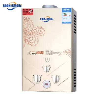 Instant gas Geyser Digital Glass progetta GPL ng gas acqua Riscaldatore