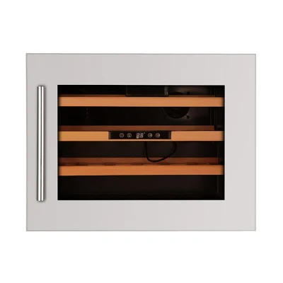 Cucina personalizzata utilizzare 24 bottiglie compressore sotto il banco incorporato Mini frigorifero per cantine incorporato