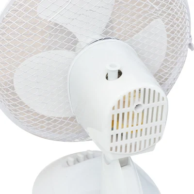 Ventilatore da tavolo elettrico in plastica silenziosa di alta qualità da 9 pollici tavolino piccolo Ventola