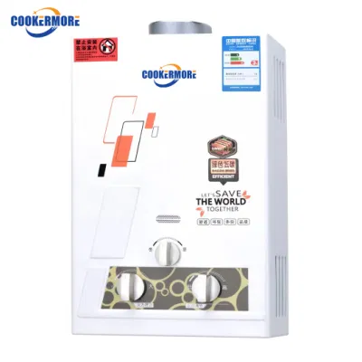 Instant gas Geyser Digital Glass progetta GPL ng gas acqua Riscaldatore
