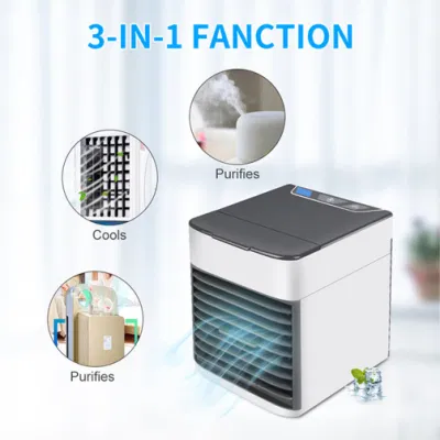Batteria personale mini USB ricaricabile con 3 livelli di aria Flusso USB Mini Air Circulator Camping