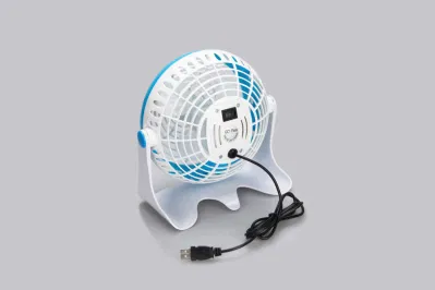 Ventola da tavolo Mini USB DC ricaricabile con ventola in plastica