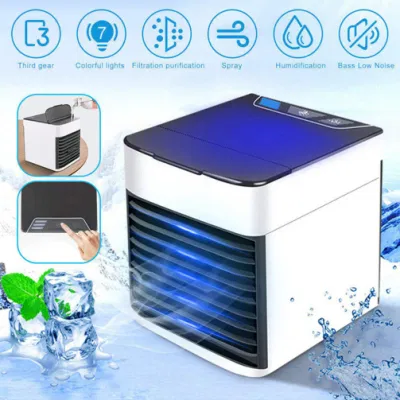 Batteria personale mini USB ricaricabile con 3 livelli di aria Flusso USB Mini Air Circulator Camping
