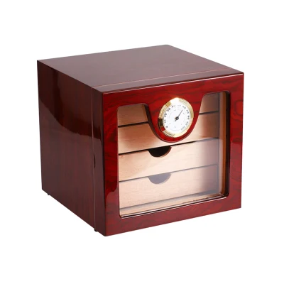 Frigorifero armadio viaggio legno umidificatore Produttori Prezzi grande lusso per Dubai Borse Electrical Box acrilico in Cigar Humidor