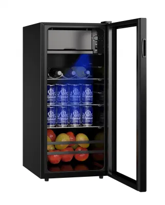 Frigorifero in grotta con logo OEM, frigorifero per vino personalizzato da 76L