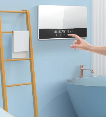 Riscaldatore acqua bianco a temperatura costante intelligente riscaldatore acqua elettrico istantaneo Per il bagno