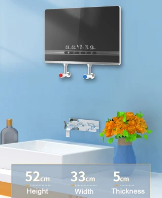 Riscaldatore acqua bianco a temperatura costante intelligente riscaldatore acqua elettrico istantaneo Per il bagno