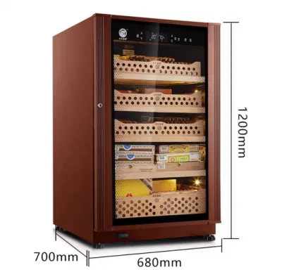 Woodronic Cigar Humidor Cabinet per 100 a 150 Cigar con Igrometro digitale