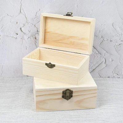 Arte profumo medio stoccaggio valigia Antiquariato imballaggio Gioielli Tesoro solido Organizer di conservazione ad anello incernierato sigaretta Cina piccolo contenitore legno regalo Scatola