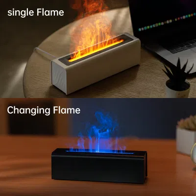 Lampada a LED a olio essenziale Aroma, umidificante a fiamma RGB a sette colori da 150 ml Diffusore