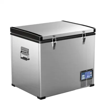 Yununi DC: 12-24V AC: 100-240V 45-115L frigorifero per auto con display digitale e maniglia per carrello (ZM-18D) a porta singola