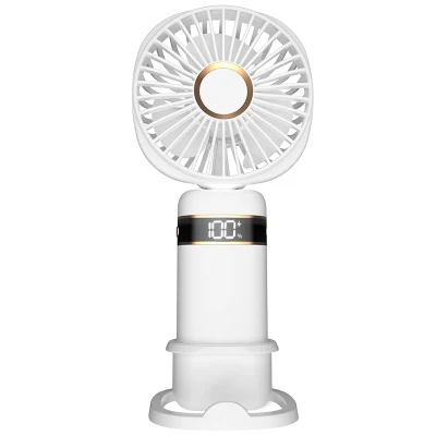 Ventola portatile USB portatile all&prime;ingrosso Aromatherapy Mini ventola elettrica digitale Display piano pieghevole OEM ODM ventola di raffreddamento aria