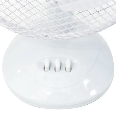 Ventilatore da tavolo elettrico in plastica silenziosa di alta qualità da 9 pollici tavolino piccolo Ventola