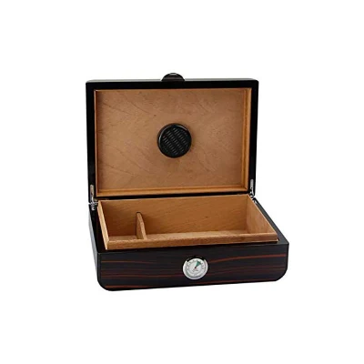 Cedar legno Fodera tavolo Cigar Humidor con igar igrometro / Umidificatore / 25-50 Cigar