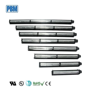Ventola a flusso incrociato con controllo della velocità PWM da 24 V c.c. 0~10 V per Il pavimento HVAC sriscalda il calore