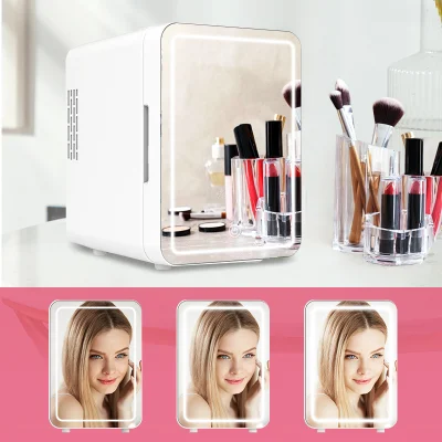 Casa mobile personalizzata bevanda fredda Mini frigorifero cosmetici portatile GBF-4L4m