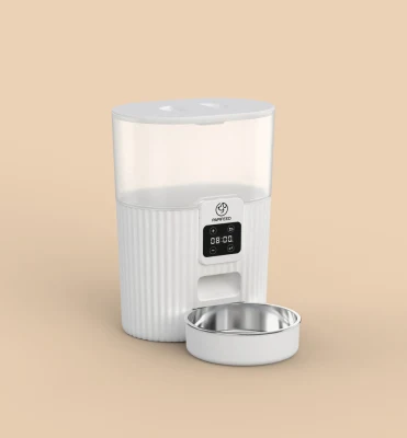 Dispenser automatico per alimenti per animali domestici Fresh Element 3 Smart PET Feeder Con alimentatore per cani Smart Cats Voice Recorder da 20 s.