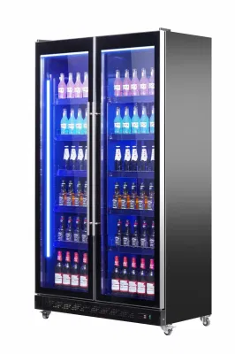 Nuovo stile Supermarket bevande commerciali frigorifero Mostra Cooler Wine Showcase