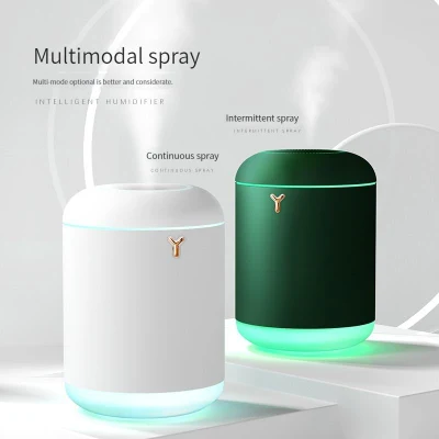 Colorful Night Light Household ultrasonic Mute Spray Aromatherapy Baby Room Umidificatore