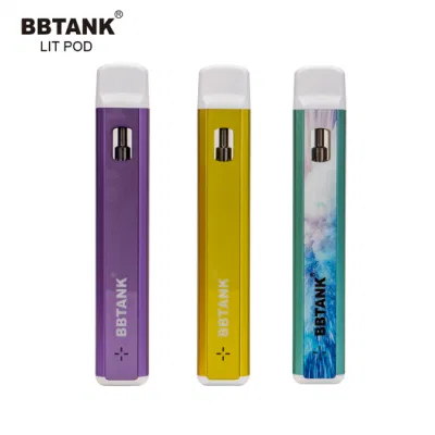 Vaporizzatore ricaricabile penna a nastro sottile Vape monouso riscaldamento in ceramica Vape Elemento migliore dispositivo per olio D8/ D9