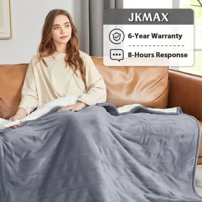 Coperta riscaldata gettata coperta riscaldamento elettrica calda Soft Fleecetrow coperta riscaldamento
