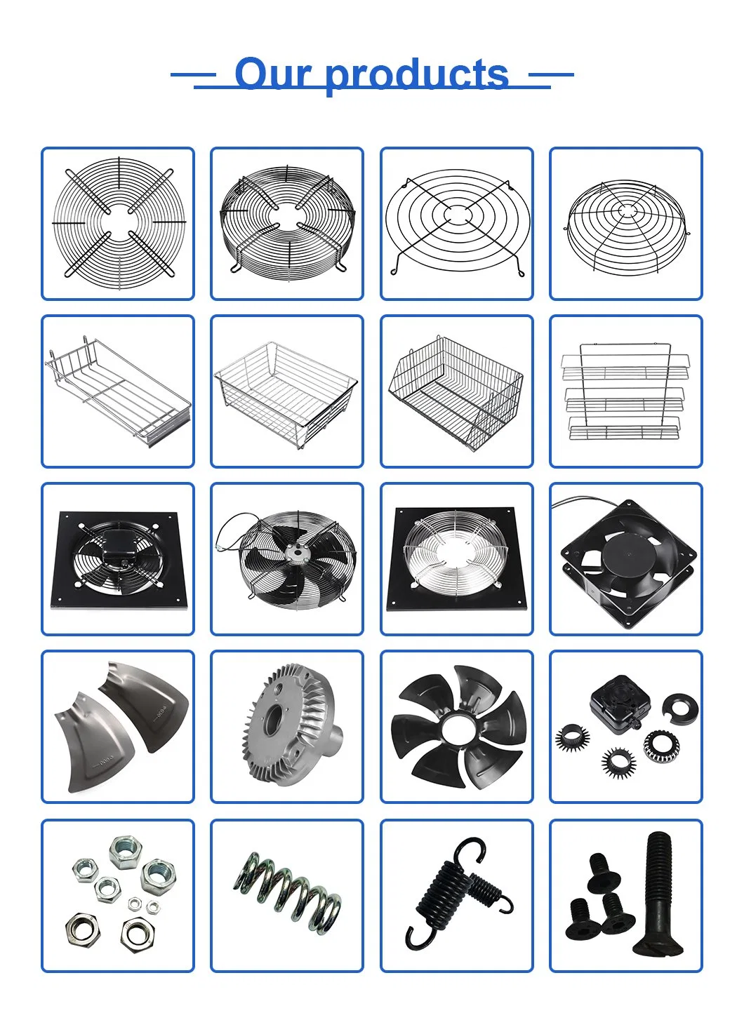 High-Speed Industrial Small AC Axial Flow Exhaust Fan