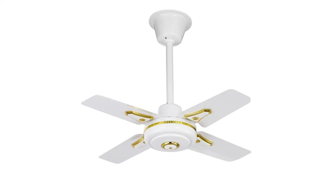 24 Inch Small Ceiling Fan with 4 Blade Industrial Ceiling Fan Without Light